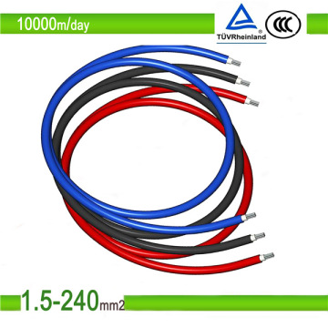 1,5 мм2 / 10 мм2 синий цвет одноядерный фотоэлектрический кабель для солнечных батарей